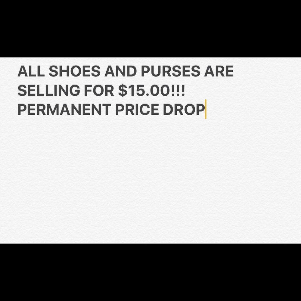 Everything will be sold for $15.00